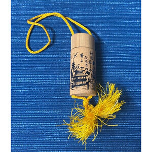 Japanese Samurai Dochu Inro Wooden Coin Pill Purse Traffic Safety 998A